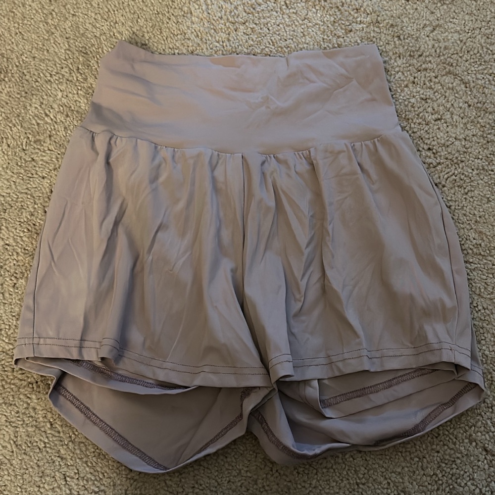Halara Purple High Waisted Running Shorts